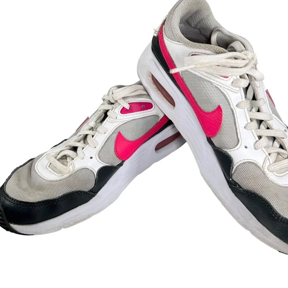 Nike Air Max Youth Sneakers White Pink Black Athletic Shoes Sz 6Y - Picture 6 of 16
